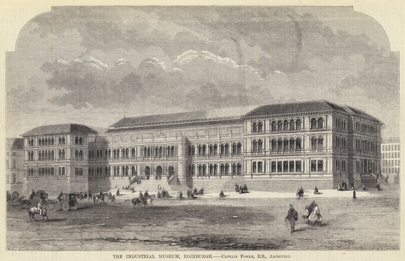 Il Museo Industriale, Edimburgo (incisione) da English School