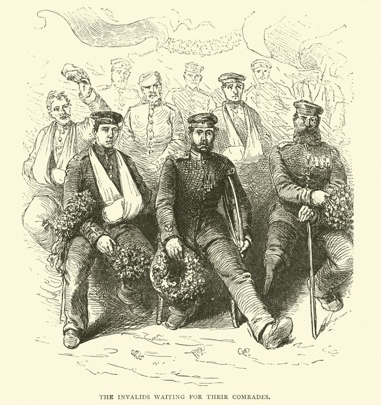 Gli Invalidi in attesa dei loro Compagni, 1871-2 da English School