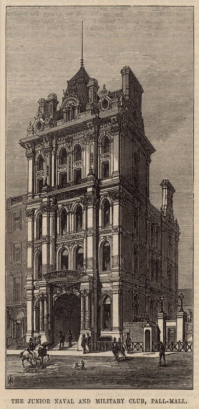 The Junior Naval and Military Club, Pall Mall da English School