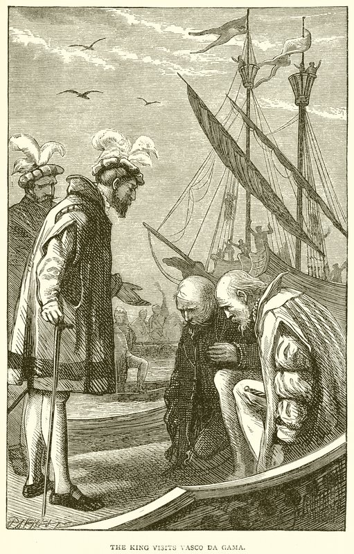 Il re visita Vasco da Gama da English School
