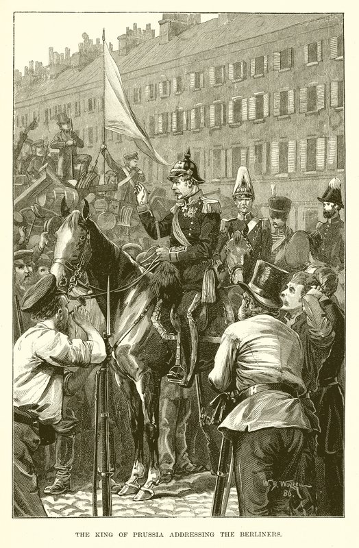 Il re di Prussia si rivolge ai berlinesi da English School