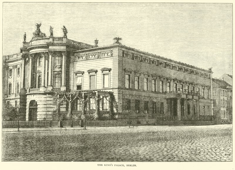 Il Palazzo Reale, Berlino, marzo 1871 da English School