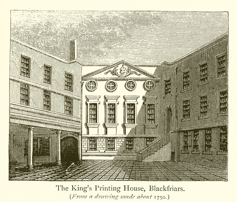 La Tipografia Reale, Blackfriars da English School