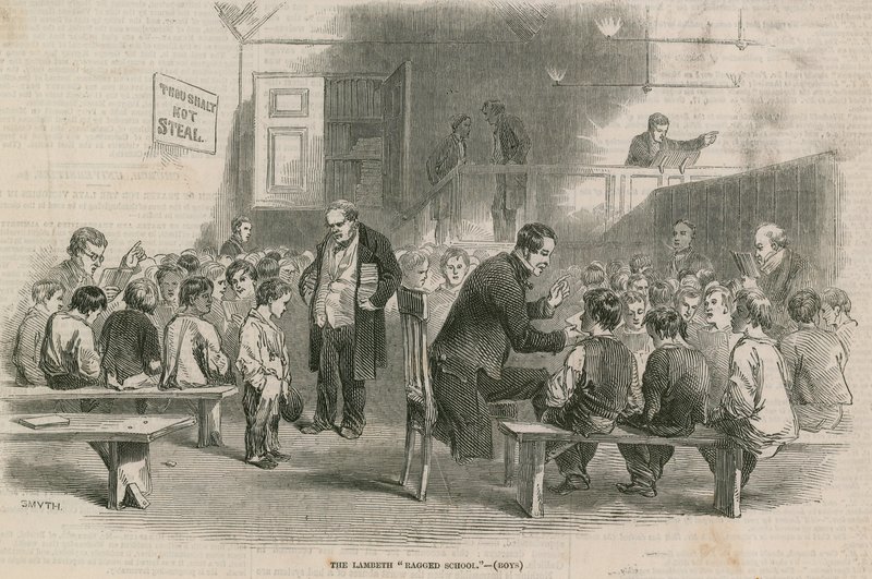 La Scuola dei Poveri di Lambeth per ragazzi da English School