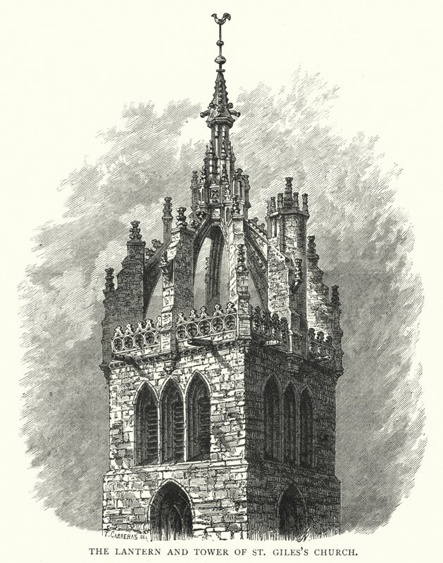 La Lanterna e la Torre della Chiesa di San Giles da English School