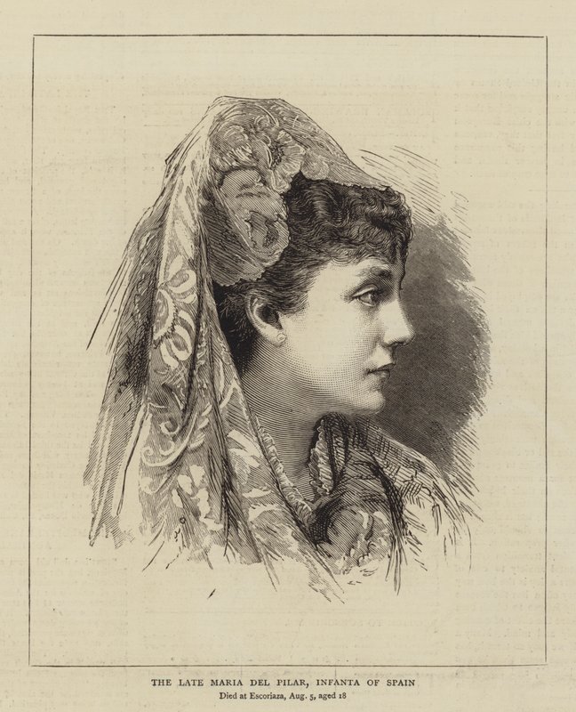 La defunta Maria del Pilar, Infanta di Spagna da English School
