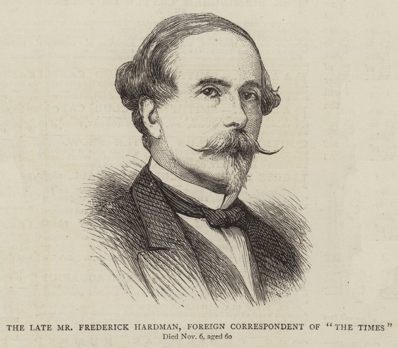 Il Defunto Mr Frederick Hardman, Corrispondente Estero di "The Times" da English School