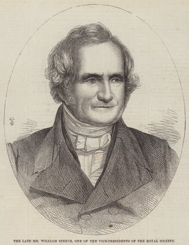 Il defunto signor William Spence, uno dei vicepresidenti della Royal Society (incisione) da English School
