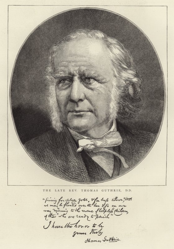 Il defunto Rev Thomas Guthrie da English School