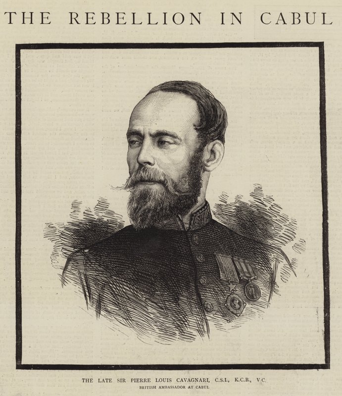 Il defunto Sir Pierre Louis Cavagnari, CSI, KCB, VC da English School