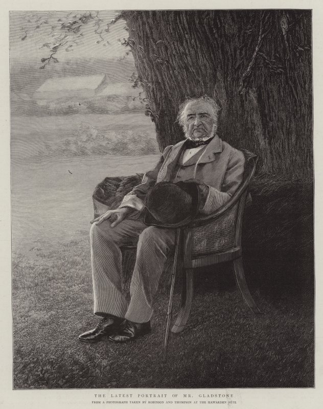Gli ultimi ritratti di Mr Gladstone da English School