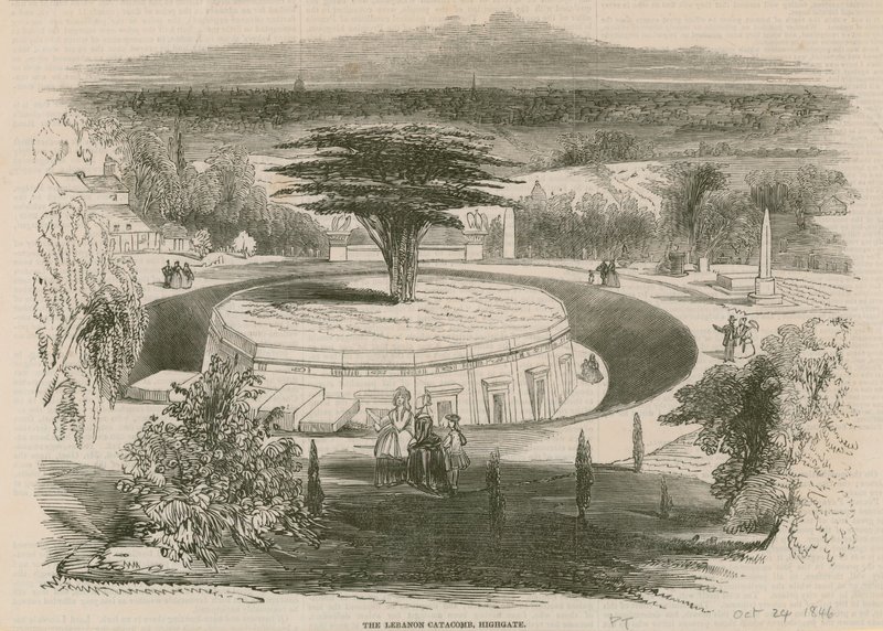 La Catacomba del Libano, Cimitero di Highgate, Londra da English School
