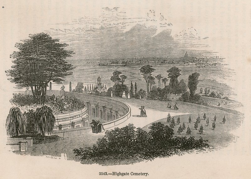 La Catacomba del Libano, Cimitero di Highgate, Londra da English School