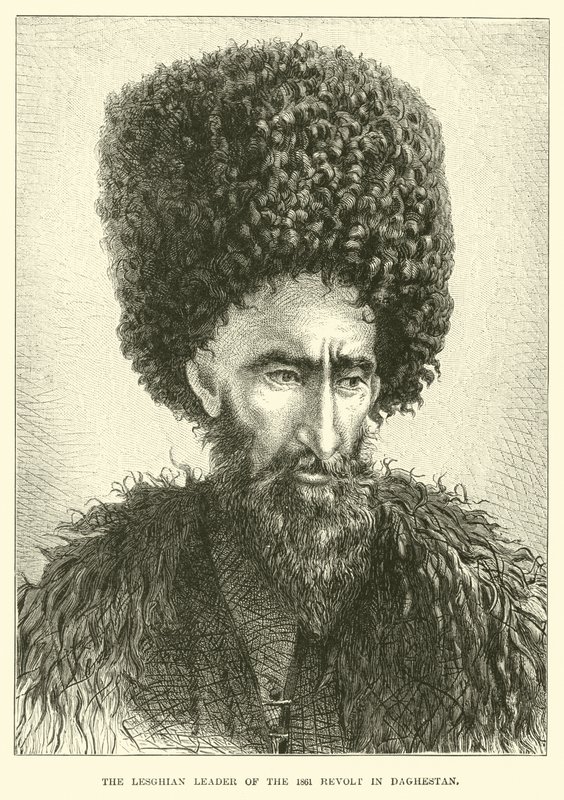Il capo lesghiano della rivolta del 1861 in Daghestan da English School
