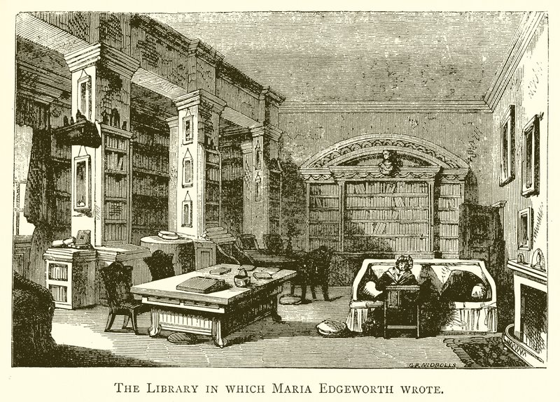 La biblioteca in cui scrisse Maria Edgeworth da English School