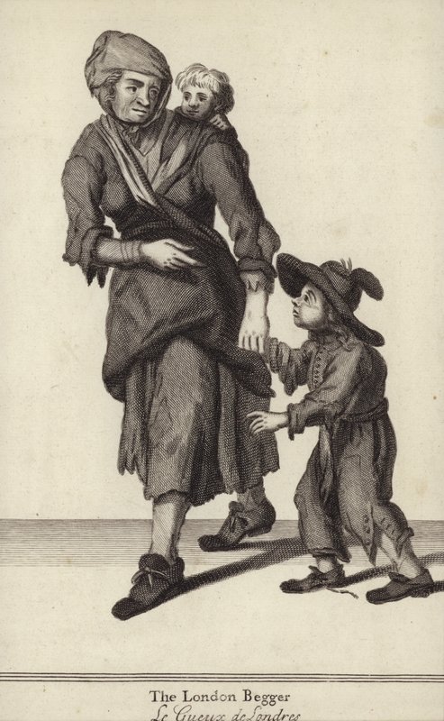 Il mendicante di Londra da English School