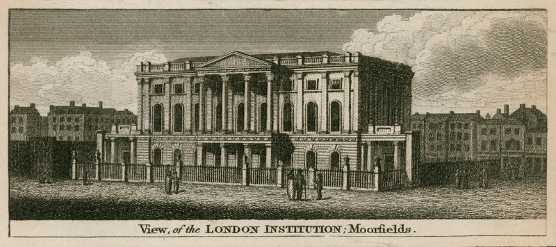 The London Institution, Moorfields, Londra da English School