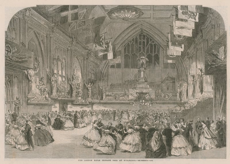Il Ballo della Brigata dei Fucilieri di Londra al Guildhall da English School
