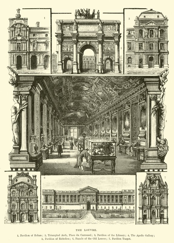 Il Louvre da English School