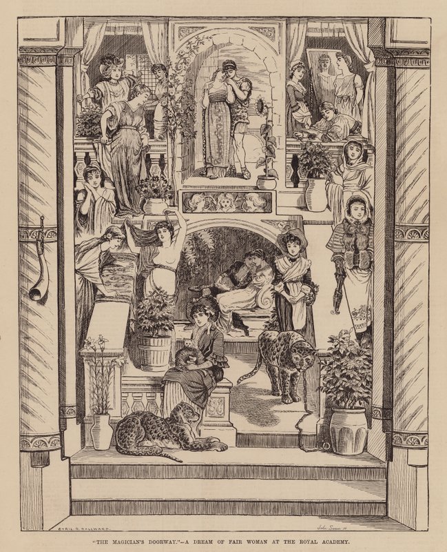 La porta del mago - un sogno di donna bella alla Royal Academy da English School