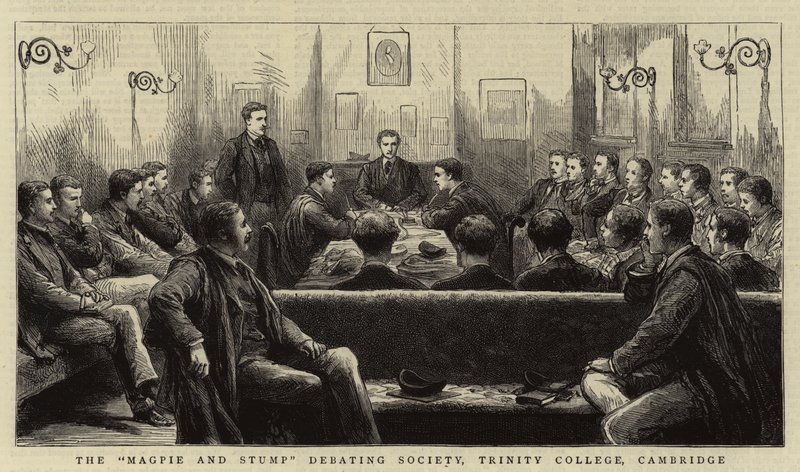 La Società di Dibattito "Magpie and Stump", Trinity College, Cambridge da English School