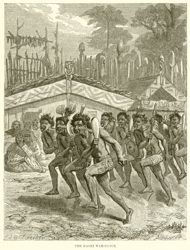 La danza di guerra Maori da English School