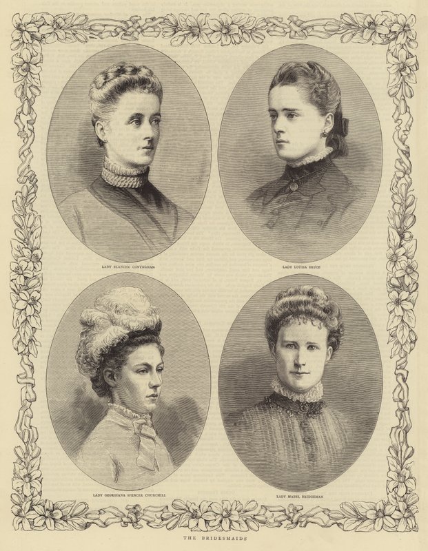 Il Matrimonio del Duca di Connaught, le Damigelle d