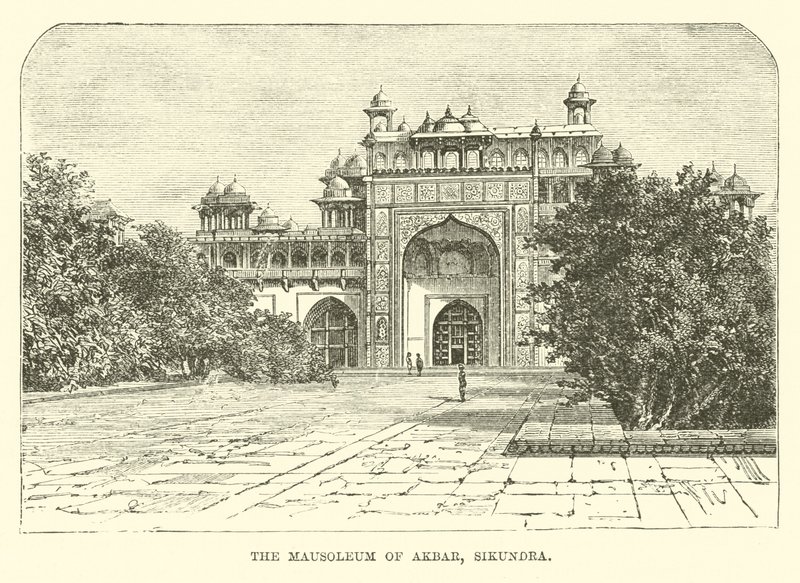 Il Mausoleo di Akbar, Sikundra da English School