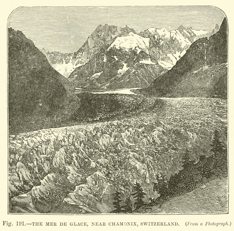 La Mer de Glace, vicino a Chamonix, Svizzera da English School