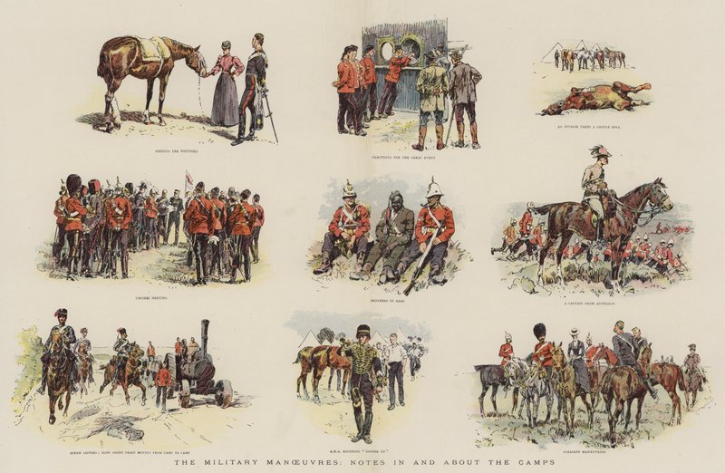 Le manovre militari, note nei e intorno ai campi da English School