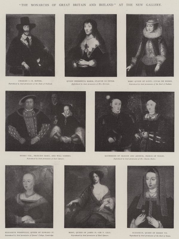 "I Monarchi di Gran Bretagna e Irlanda" alla New Gallery da English School