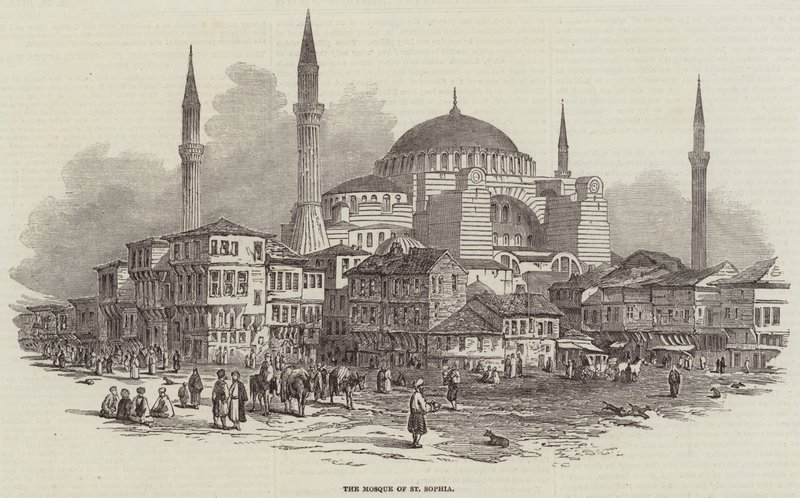 La moschea di Santa Sofia da English School
