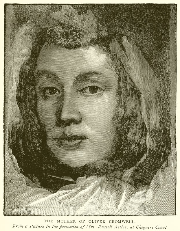 La madre di Oliver Cromwell da English School