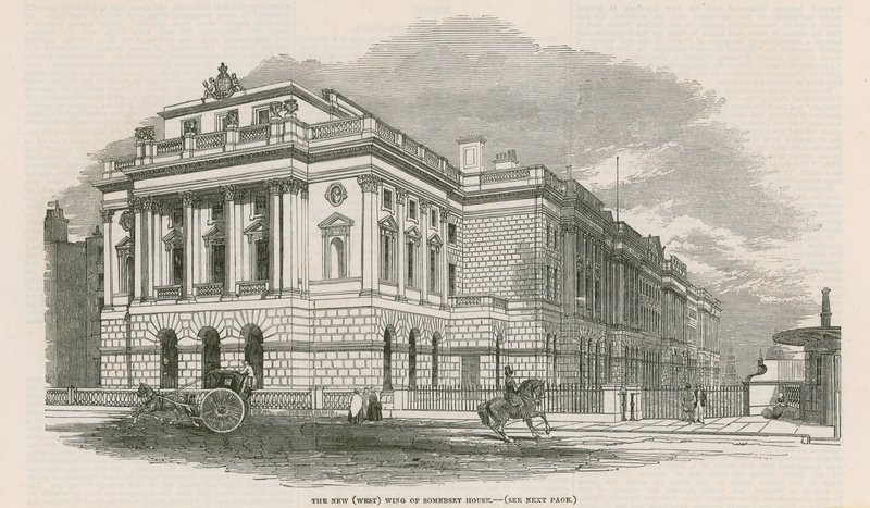 La Nuova (Ovest) Ala di Somerset House da English School