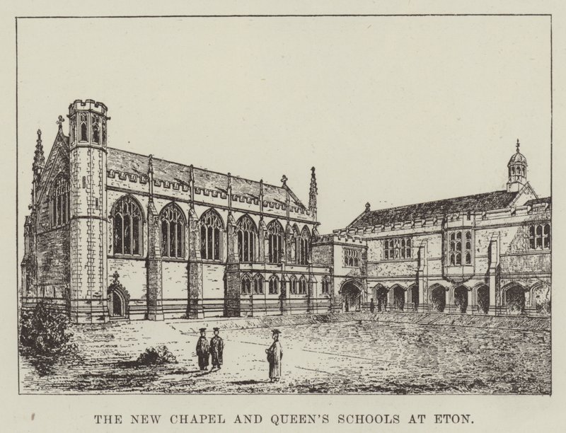La nuova cappella e le scuole della regina a Eton da English School