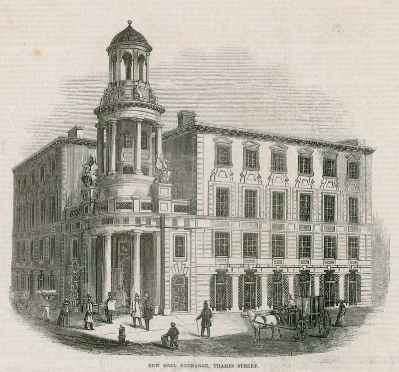 Il New Coal Exchange, Thames Street da English School