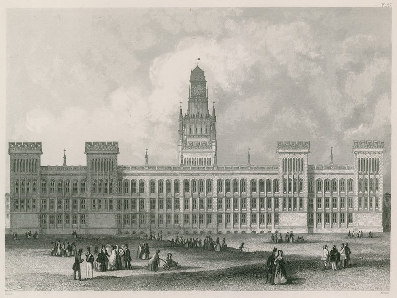 Il nuovo Record Office, Rolls Buildings da English School