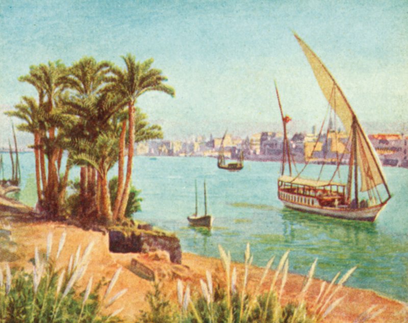 Il Nilo, Vista vicino al Cairo da English School