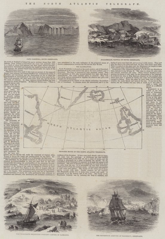 Il telegrafo del Nord Atlantico da English School