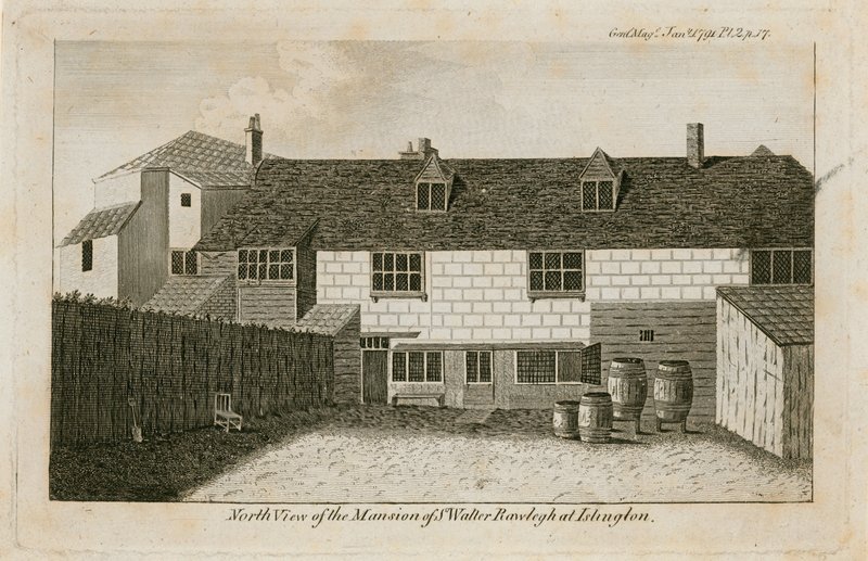 Il Vecchio Pied Bull (retro), casa di Sir Walter Raleigh da English School