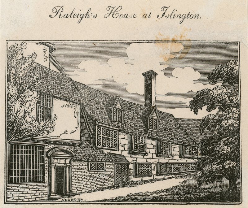 Il Vecchio Pied Bull (retro), casa di Sir Walter Raleigh da English School