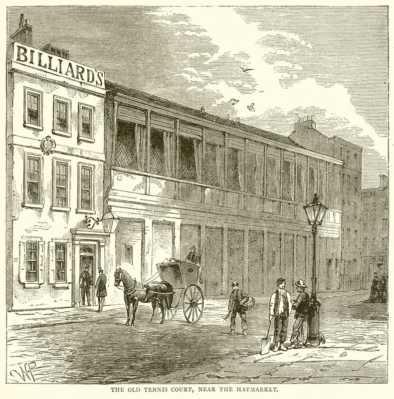 Il Vecchio Campo da Tennis, vicino al Haymarket da English School