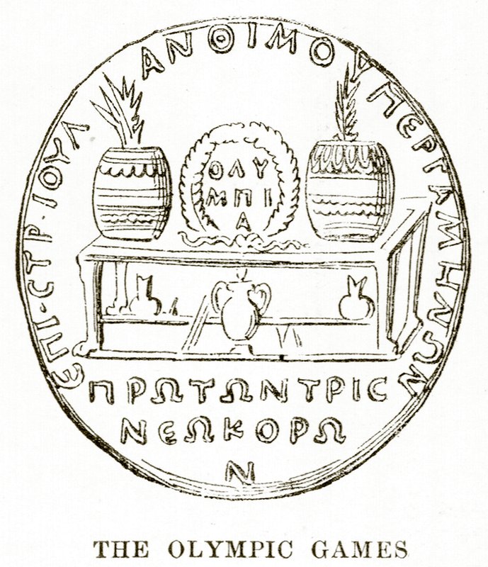 I Giochi Olimpici, illustrazione da History of Greece di Victor Duruy, 1890 da English School