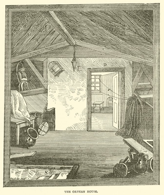 La casa degli orfani (incisione) da English School