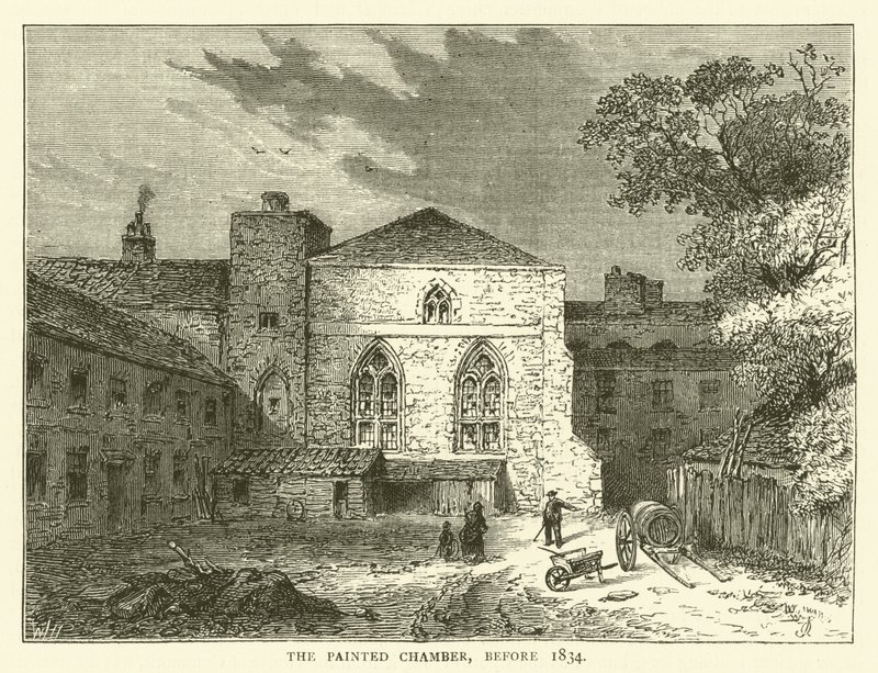 La Camera Dipinta, prima del 1834 da English School