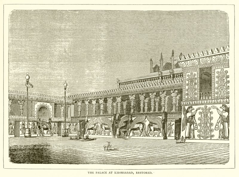 Il Palazzo di Khorsabad, restaurato da English School