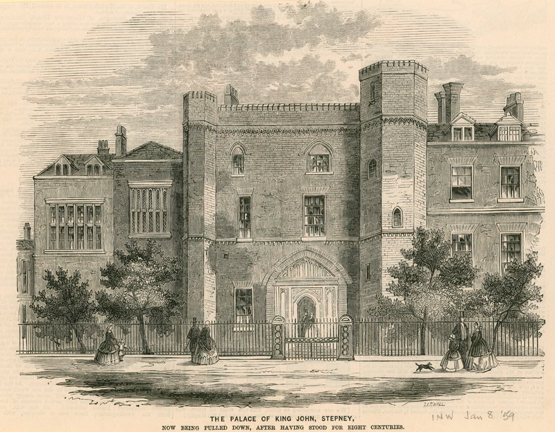 Il Palazzo di Re Giovanni, Stepney, Londra da English School