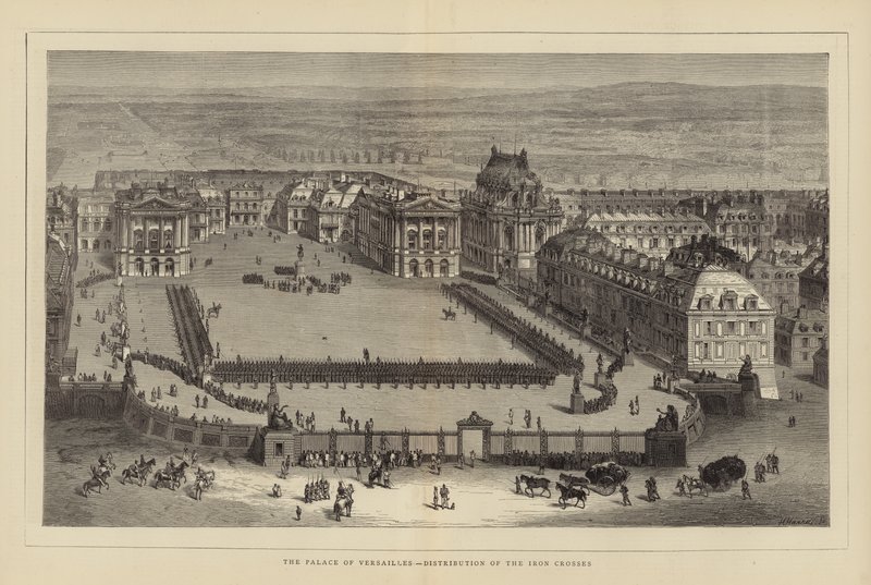 Il Palazzo di Versailles - Distribuzione delle Croci di Ferro da English School