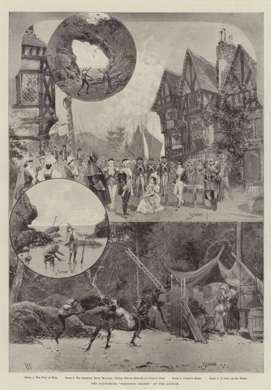 Il Pantomima "Robinson Crusoe," al Lyceum da English School