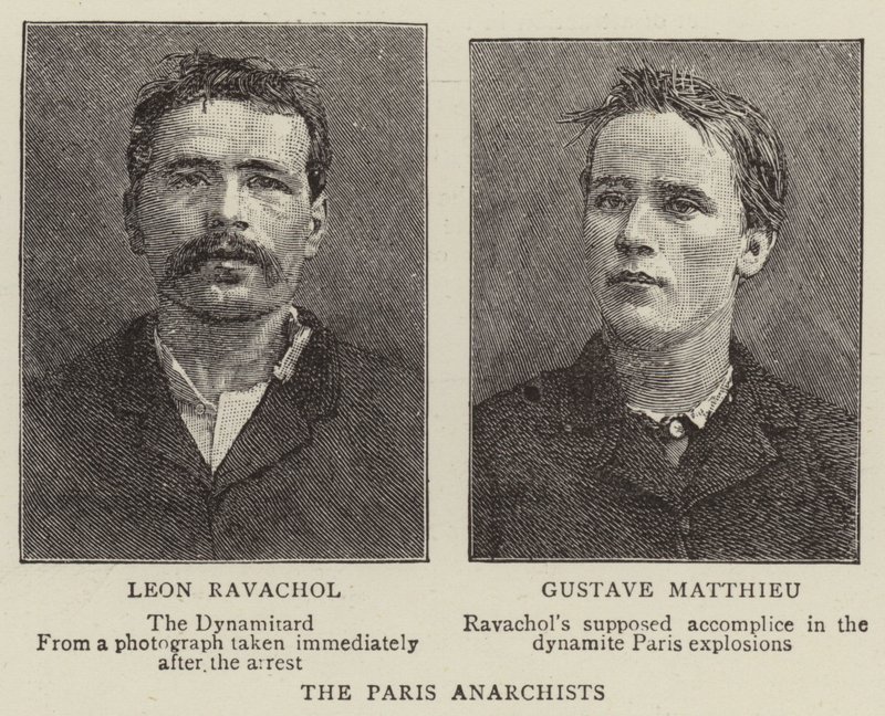 Gli anarchici di Parigi (incisione) da English School